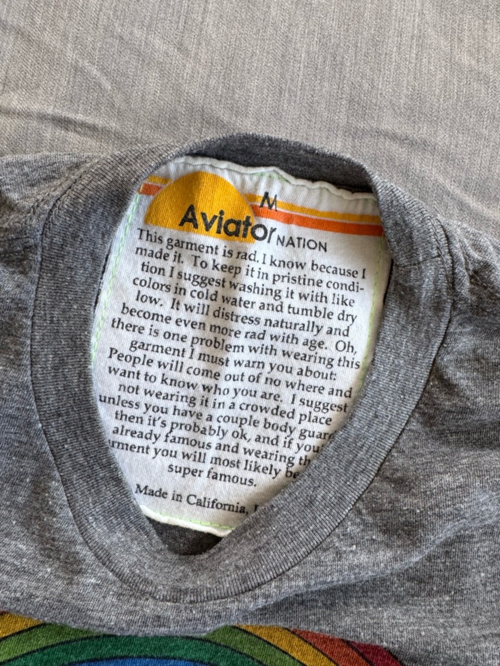 Aviator Nation Rainbow Mountain Tee - Picture 3 of 3